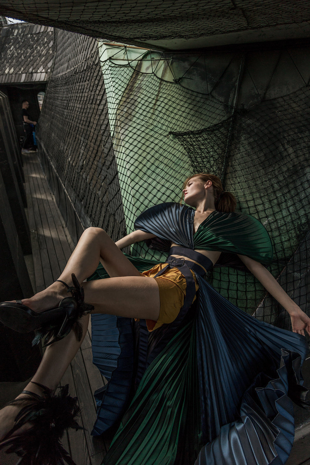 Pleated Set - Top and Skirt