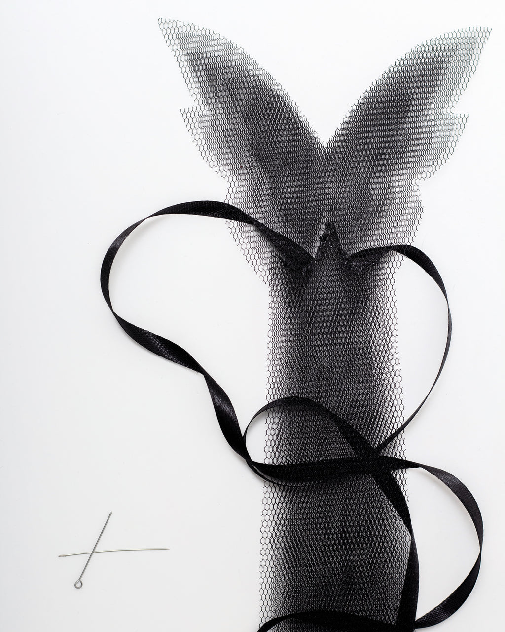 Sculptural Tulle Tie