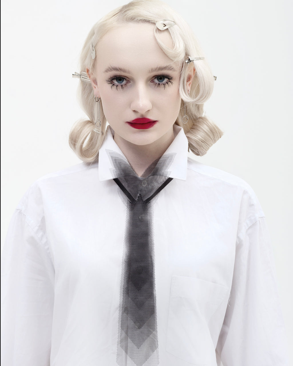 Sculptural Tulle Tie